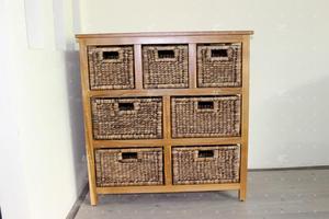 Meubles d'intérieur de jacinthe d'eau et d'armoire en bois favorables à l'environnement - Product Image 2