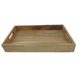 Bandejas de madera anidadas, artículo de vajilla, bandeja de servicio de Hotel, bandejas de servicio de madera - Product Image 3