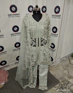 Dabka-vestido de fiesta con perlas y diamantes de imitación, para mujeres - Product Image 2