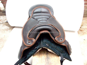 Sillines sin árboles de cuero de gamuza genuina - Product Image 6