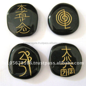 ขายส่งสีดำอาเกตเรกิชุดขายส่งพลอยเรกิชุด - Product Image 1