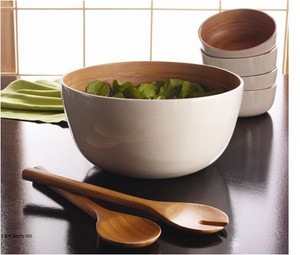 Ensemble de bols en bambou jetables écologiques à succès avec cuillère, bols à riz naturels - Product Image 4
