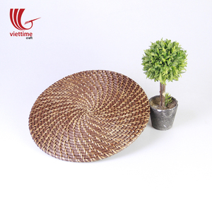 Cesta de Mimbre Clásica Ecológica de Color Marrón Oscuro Hecha de Ratán Natural al por Mayor/Ratán Tejido Decorativo para Mesa, Arte, Tamaño Personalizado - Product Image 3