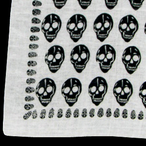 Summer Special Cotton Custom Size Fashionable Skull <b>Square</b> Bandana <b>Scarf</b> for Boys & Girls - Product Image 2
