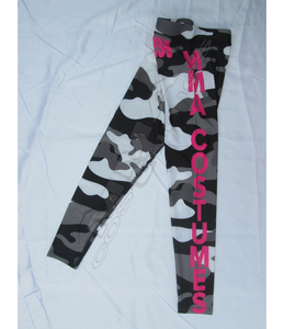 Mallas de compresión con estampado de Camuflaje Urbano para mujer 2021, pantalones XXL de manga larga para correr, nuevo estilo sólido, venta al por mayor para niñas - Product Image 1