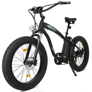 最吸引人的bisek ebike 48V 750W 1000W脂肪自行车电动沙滩电动自行车自行车锂电池锤自行车电动