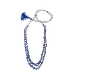 Tanzanite naturelle pierres précieuses faites à la main nouvellement conception attrayant cadeau à la mode pour ses bijoux perles brins collier - Product Image 2
