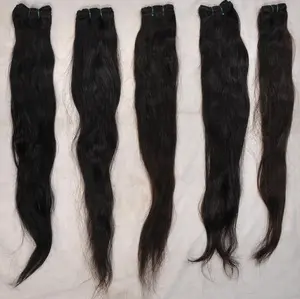 Vente de fin de saison sur les branches naturelles, EXTENSION de cheveux humains non traités avec des couleurs naturelles, noir et marron, livraison DHL - Product Image 2