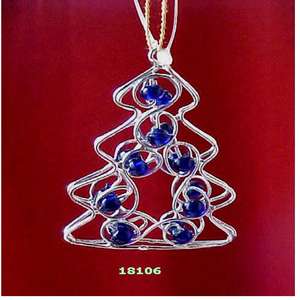 Cuentas de alambre Colgantes navideños Estrella colgante de metal para adornos navideños - Product Image 2