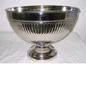 Frutero de plata antigua de lujo, PC personalizado (cerámica metálica), fiestas en el hogar, Hotel, apto para lavavajillas, plato de servicio ecológico - Product Image 2