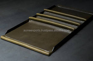 Organizador de escritorio de cuero Premium para monedas de gafas y elementos esenciales con diseño elegante y funcional - Product Image 4