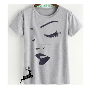 hot sale alibaba gold supplier tirupur 100% combed ringspun cotton printing t- shirt unisex Custom Printed OEM Tshirt Printed