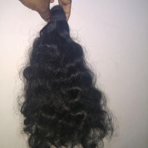 De La India mejor cabello humano indio tejido de alta calidad onda del cuerpo 100% virgen indio cabello crudo - Product Image 1