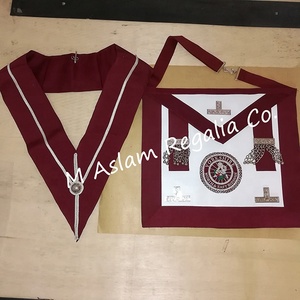 Provincial Steward Master Mason Leather Apron , Rosettes Apron - Product Image 4