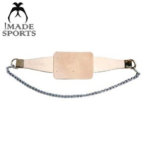 Heavy Leather Dip <b>Belt</b> - Dipping Gym Bodybuilding <b>Chain</b> - Product Image 4