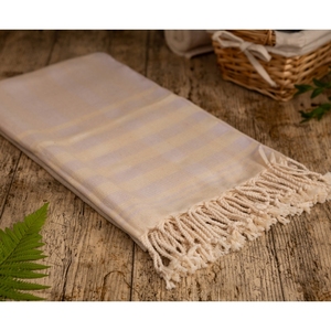 ผ้าขนหนู Fouta ผ้าคอตตอนผ้าขนหนูแบบตุรกี100% ผ้านุ่มอเนกประสงค์จากผู้ผลิตอินเดีย - Product Image 2