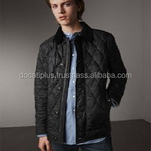 Chaqueta acolchada de diamantes personalizada al por mayor para hombre - Product Image 4