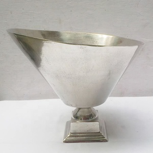 VASE à fleurs en métal avec dessus de TABLE, VASE à fleurs en métal pour la décoration de la maison, décoration de mariage en argent STYLE européen - Product Image 1