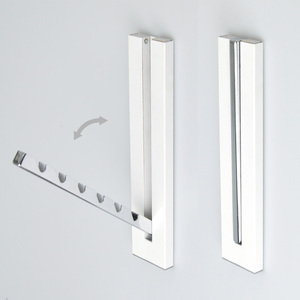 Estante de colgar en la pared, estructura plegable en forma de escoba - Product Image 3