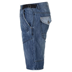 กางเกงขาสั้นผ้ายีนส์ของผู้ชายเสื้อผ้าลายพื้นใส่สบายและมีสไตล์ - Product Image 3