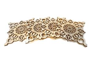 Posavasos de MDF con Diseño Marroquí, Grabados con Láser - Product Image 3