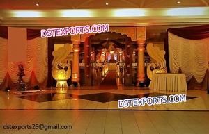 ประตูต้อนรับงานแต่งงานแบบอินเดียแกรนด์วิวาห์สำหรับประตูทางเข้าการแต่งงานของราชวงศ์อินเดีย - Product Image 6