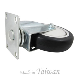 CCE Roulette 5 Pouces PVC Plaque Industrielle Panier Roulette - Product Image 5