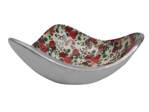 Bol à fruits en métal martelé personnalisé de haute qualité Vaisselle en aluminium écologique Vaisselle polie - Product Image 3
