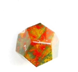 Dodécaèdre de cristal pierre de sang dodécaèdre grossiste de pierres précieuses de guérison pierre naturelle cristal artisanat grossiste - Product Image 1