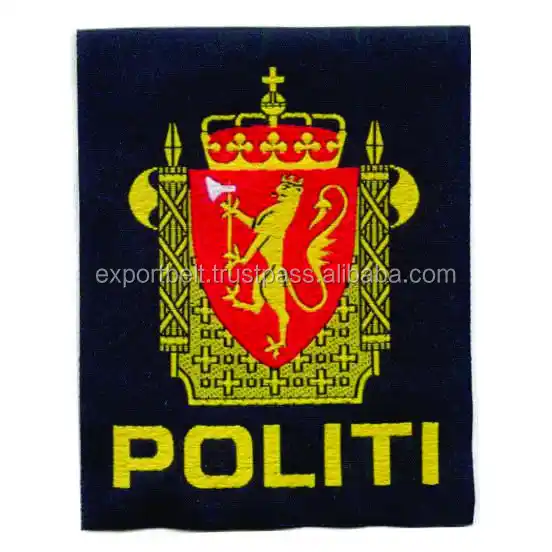 OEM Woven Badges & Epaulettes Labels Patches Custom Made Designs Logo Colors Machine Woven Patch