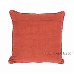 Housses de coussin décoratives pour dossier de canapé brodées à la main multicolores, housses de coussin de designer faites à la main - Product Image 5