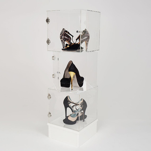 Trong suốt Acrylic máy ảnh Cube hiển thị bộ tầng Kindle tủ trưng bày - Product Image 5