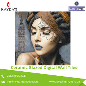 Azulejos de pared digitales esmaltados de cerámica con acabado mate de estilo de diseño moderno en varios colores - Product Image 3