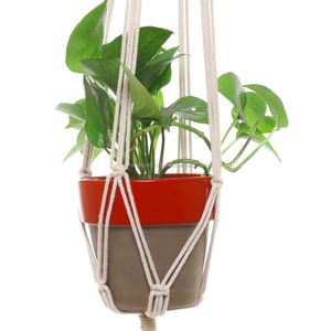 Colgador de Macramé de Alta Calidad para Plantas, Colgadores de Plantas con Cuerda, Colgador de Plantas en Color Degradado - Product Image 1