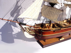Lady Washington Modèle de bateau en bois artisanal Cadeau de fantaisie pour adultes et enfants - Product Image 2