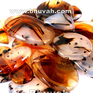 Piedra de regalo de Navidad, GEMA, cabujón suelto, ágata de Montana - Product Image 3