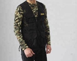 Chaleco de Seguridad de Algodón para Verano, Cierre de Cremallera, Transpirable, Cortavientos, Chaleco de Caza, Bordado, Exterior de Lona, Servicio OEM Disponible - Product Image 5