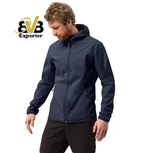Unisex <b>High</b> Quality Winter Woolen <b>Softshell</b> <b>Jackets</b> Zipper Customized for Adults Sporty Style Hooded Waterproof OEM Service - Product Image 3