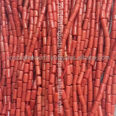 Moda takı en çok satan ürünler hindistan'da yapılan kırmızı gerçek doğal güzel renk mercan taşı boncuk