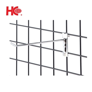 Chrome Metal Hanging Wire <b>Hook</b> for Grid Panel for <b>Display</b> <b>Hook</b> Purpose - Product Image 1