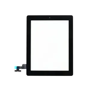 Front glass panel for iPad 2 A1395 A1396 A1397 digitizer +home button +IC Assembly