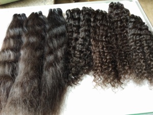 Cheveux décodeur indiens non traités 100%, cheveux bruts - Product Image 2