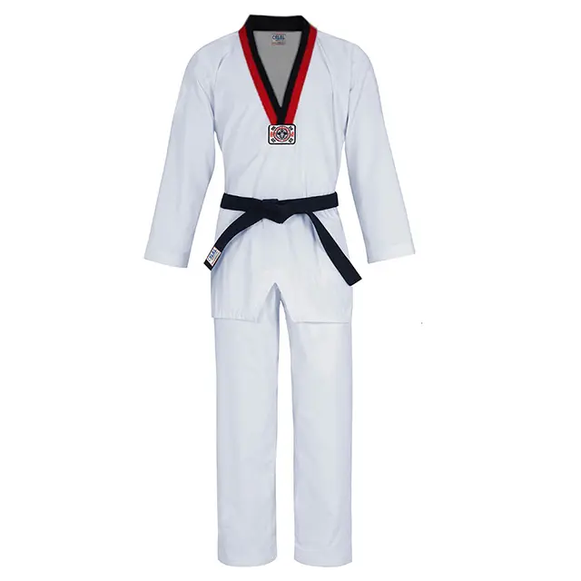 Uniforme de Taekwondo WTF, traje de Taekwondo, Dobok con logotipo personalizado bordado
