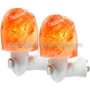 Lámpara de Sal del Himalaya Tallada a Mano, Lámpara de Mesa de Cristal de Sal Natural con Regulador de Intensidad, Mini Lámpara de Sal Natural del Himalaya - Product Image 2