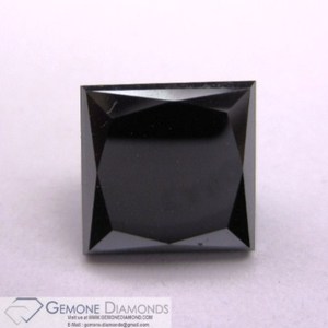 เพชรโมอิสสีดำทรงแฟนซีรูปเจ้าหญิงสีดำ - Product Image 4