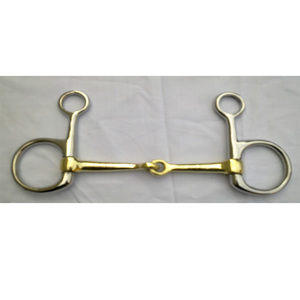 Puntas de entrenamiento de caballos de acero inoxidable Premium TM STAR con diseño de mejilla colgante Modelo de 5 "A 7" pulgadas de 30 cm - Product Image 1