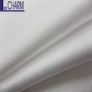 CS630 Wholesale Taiwan <b>White</b> Anti-Static 100% Polyester Satin Medium Weight Woven Bridal Gown Dress Fabric for Wedding - Product Image 2