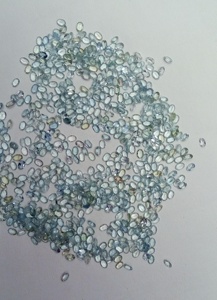 Preciosos cabujones de piedra natal de marzo de Aguamarina natural, piedras preciosas sueltas en hermosa forma ovalada de 6mm de altura - Product Image 3