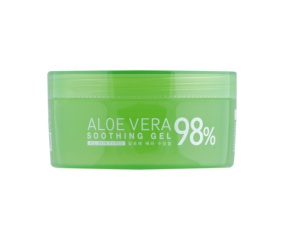 Gel Humectante y Calmante Herbal de Aloe Vera 98% Orgánico para el Rostro, para Todo Tipo de Piel, Uso Nocturno, Certificado GMP, OBM Coreano - Product Image 1