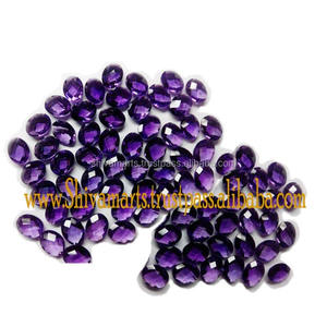 พลอยอเมทิสต์อัญมณีเหลี่ยมเพชรพลอยหลวมเครื่องประดับเงินชั้นดีเครื่องประดับเงินทำด้วยมือเครื่องประดับเงิน925 - Product Image 2